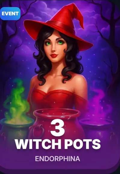 3 WITCH POTS — ENDORPHINA